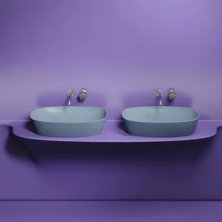 Раковина Ceramica Nova Element CN6049MHL 60см серо-голубой матовый